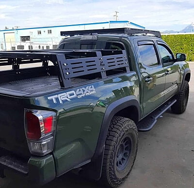 Toyota Tacoma bed rack by Peak CNC