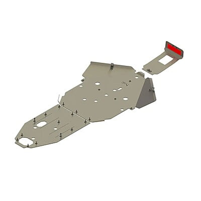 Polaris RZR 1000 Underbody Skid Plate 2 Seater