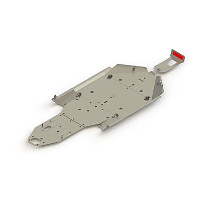 Polaris RZR 1000 Underbody Skid Plate | 4 Seater